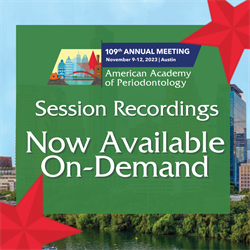 ELC23: GS1: Opening General Session: Projecting the Future of Periodontics